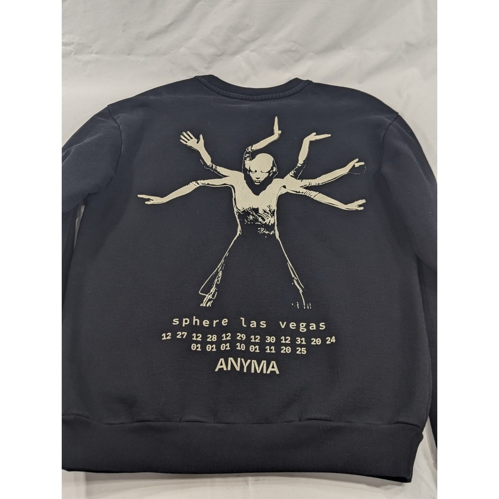 Anyma The End Of‎ Genesys Sphere Las Vegas - Adult Small Black Heavy Crewneck